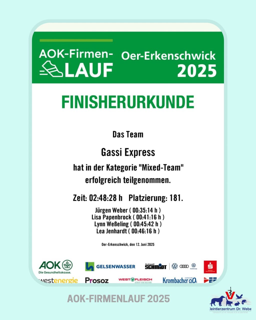 Instagram post from kleintierzentrum_dr.weber. This post is in position 4.